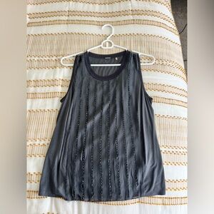 Elie Tahari Elegant Black Sleeveless Top